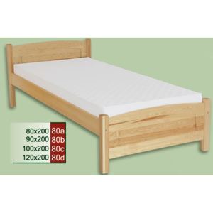 Dřevěná postel CLASSIC 80 z masivu borovice