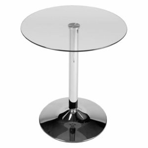 Stůl skleněný kulatý - v60 x Ø70 cm