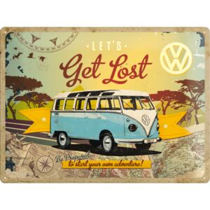 Nostalgic Art Plechová cedule: Volkswagen Let's Get Lost - 30x40 cm