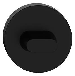 Rozeta na WC kulatá černá - komplet 2ks