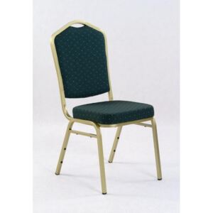 Halmar Kovová židle K66 zelená
