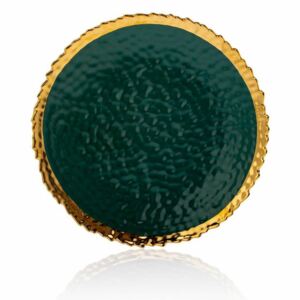 DekorStyle Keramický talíř Kati 20 cm zelený
