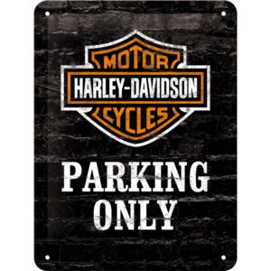 Nostalgic Art Plechová cedule: Harley-Davidson Parking Only - 20x15 cm