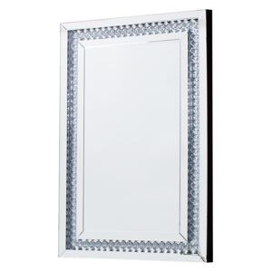 Demsa home Nástěnné zrcadlo Brion, 60x90 cm, skleněné krystaly