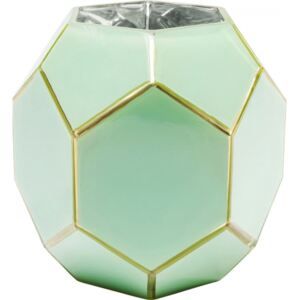 KARE DESIGN Zelená skleněná váza art Pastel 19cm