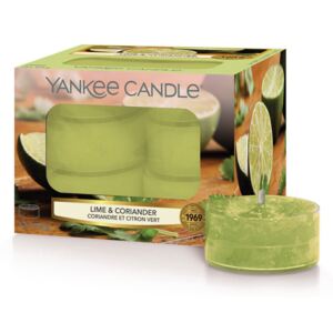 Yankee Candle vonné čajové svíčky Lime & Coriander