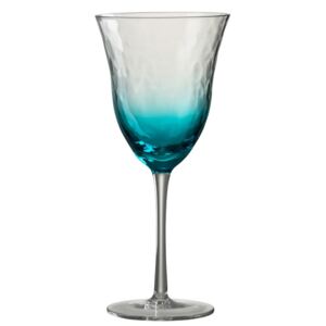 Modrá sklenička na víno Verma - Ø 10*22 cm