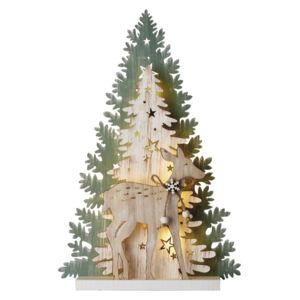 EMOS LED Vánoční dekorace TREES 10xLED/0,36W/3V EMS475
