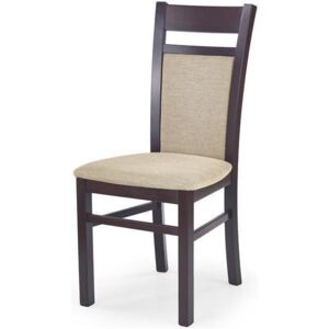 Jídelní židle GERARD 2 (tmavý ořech/torent beige)