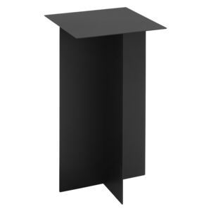 Nordic Design Černý kovový odkládací stolek Elion 30x30 cm