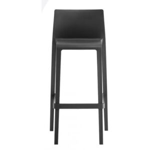 Pedrali Černá plastová barová židle Volt 678