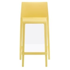 Pedrali Žlutá plastová barová židle Volt 677