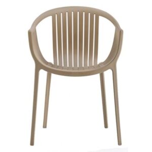 Pedrali Krémová plastová židle Tatami 306