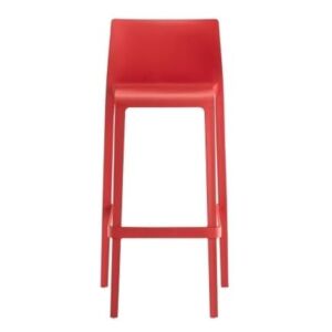 Pedrali Červená plastová barová židle Volt 678