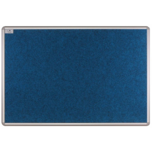 Textilní nástěnka TEXTIL AL rám 180 x 120 cm (různé barvy) - modrá (601801204002)