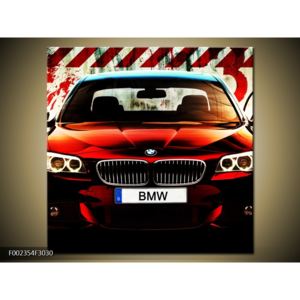Obraz oranžového BMW (F002354F3030)
