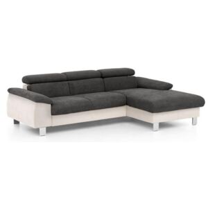 SEDACÍ SOUPRAVA, textil, šedá - Sedací soupravy