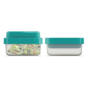 Svačinový box Joseph Joseph GoEat™ Salad Box | 400/700/20ml | modrozelený
