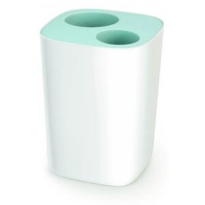 Třídící odpadkový koš do koupelny Joseph Joseph Bathroom Split™ | bílý/modrý