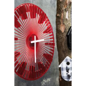 Designové hodiny PIANO KOZIOL (Barva-transparentně červená)