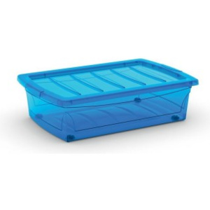 KIS Plastový úložný Spinning Box M Modrý, 25 L