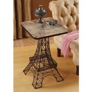 Luxusní kovový stolek Eiffelova věž Paříž