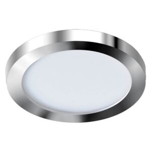 Stropní LED osvětlení do koupelny SLIM 9 ROUND, 6W, denní bílá, 8,5cm, kulaté, chrom, IP44 Azzardo SLIM 9 ROUND AZ2862
