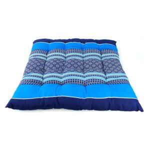 Thajsko Podsedák 50x50cm, polyester, modrý, orientální vzor