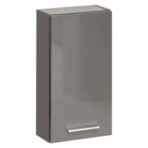 Skříňka koupelnová TWIST GREY nástěnná, šedá rozměry: 30 x 15 cm