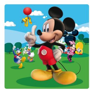 Dek Dekorační obrázek z akrylátového plexiskla s motivem Mickey Mouse, 19×19 cm