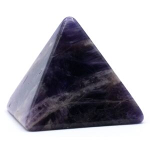 Ametyst - pyramida - tromlovaný kámen