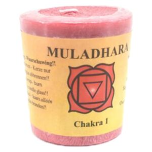 Čakrová svíčka - Muladhara - 1. čakra