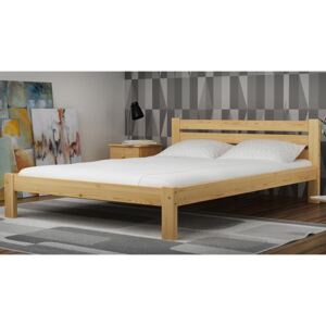 Dřevěná postel Azja 160x200 + rošt ZDARMA bílá