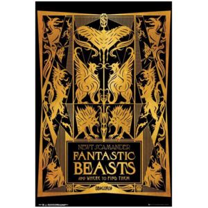 Plakát Fantastic Beasts|Fantastická Zvířata: Book Cover (61 x 91,5 cm)