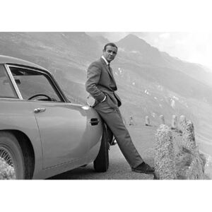 Plakát James Bond: Connery & Aston Martin (61 x 91,5 cm)