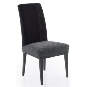Forbyt, Potah elastický na sedák židle, MARTIN, tm.šedý, komplet 2 ks