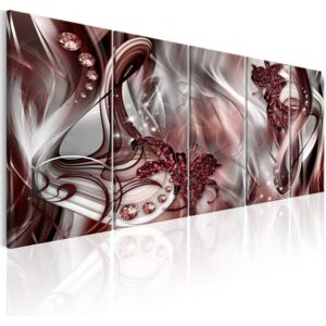 Obraz na plátně Bimago - Smoky Abstraction 200x80 cm