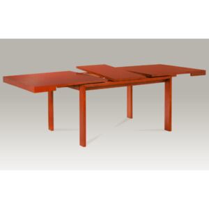 Autronic Jídelní stůl 180+45x95 cm, barva třešeň