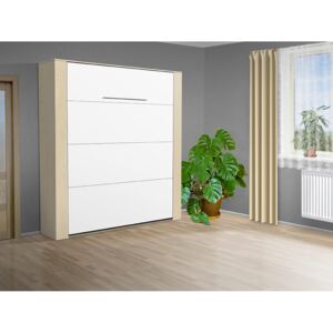 Výklopná postel VS1060P - 3070, 200x140cm barva lamina: Bříza/bílé dveře