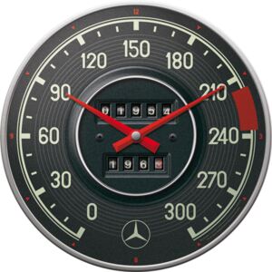 Postershop Nástěnné hodiny - Mercedes-Benz tachometr