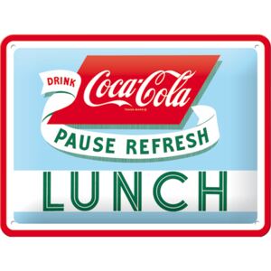 Nostalgic Art Plechová cedule: Coca-Cola (Lunch) - 15x20 cm