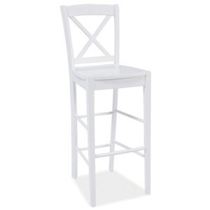 Barová židle CUTE CD-964, 112x40x37, bílá