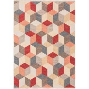 Vopi Moderní kusový koberec Cube 045.069.990, barevný Ligne pure 145 x 195