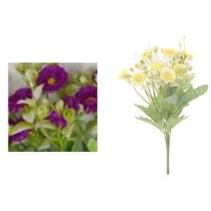 Autronic Sedmikrásky, puget, barva fialová. Květina umělá. KN5102-PU