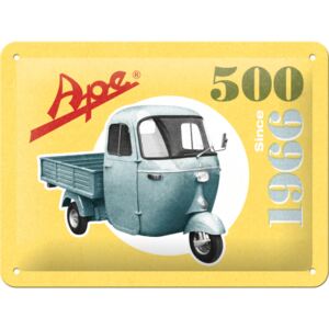 Nostalgic Art Plechová cedule: Ape 500 Since 1966 - 15x20 cm