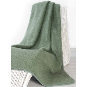 Alwero vlněná deka Thumbled zelená, 140 x 200cm Rozměr: 75 x 100 cm
