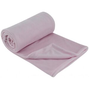 ESITO Jarní dětská deka dvojitá plyš jednobarevná, Barva růžová, Velikost 75 x 100 cm