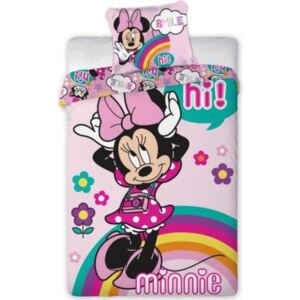 Faro Dětské povlečení Minnie Mouse Hi! Varianta: 140x200 + 70x90 cm