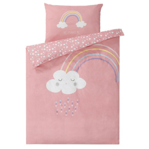 LUPILU® Dětské ložní prádlo Renforcé, 90 x 130 cm (světle růžová)