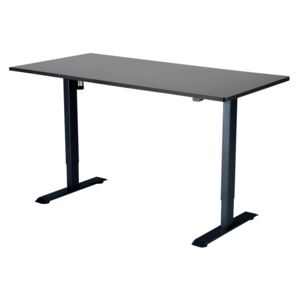 Polohovací stůl Liftor 2segmentové nohy černé, deska 1600 x 800 x 25 mm černá